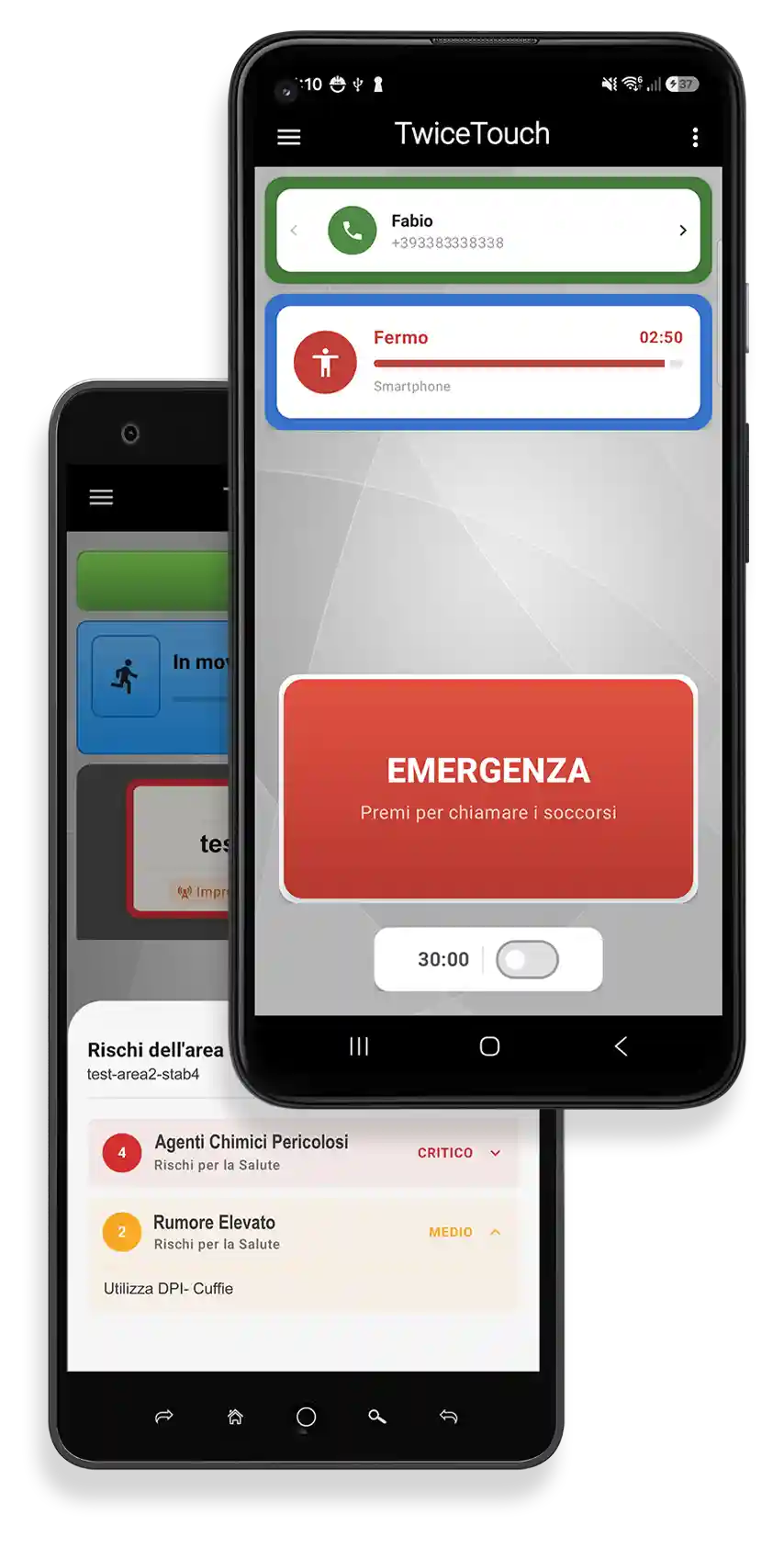 Twicetouch_APP uomo a terra_lavoratore in solitario